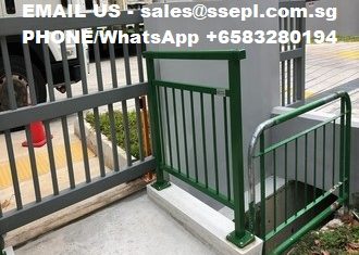 Private house drainage aluminium railing_